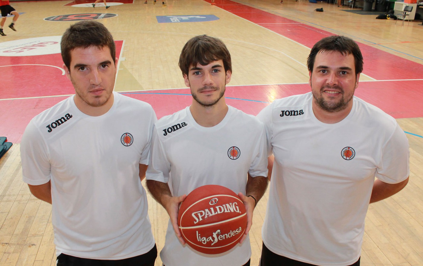 New faces in the bench of La Bruixa d’Or Manresa: Marc Estany, Xavi Pujol i Arnau Moreno