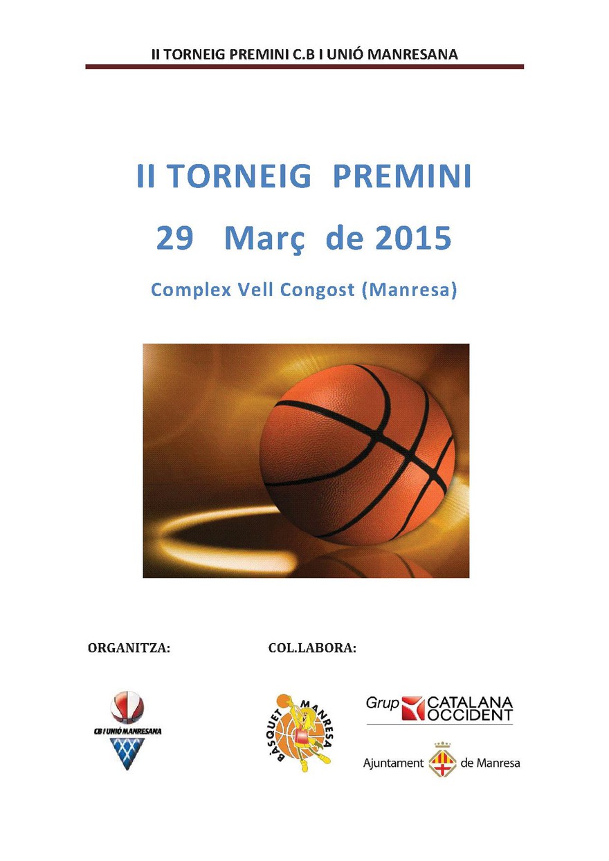 II TORNEIG PREMINI BASQUET