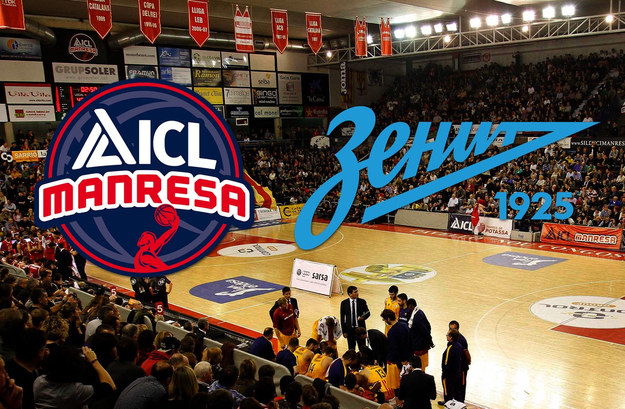 ICL Manresa – Zenit St Petersburg, jueves 15 de septiembre a las 20:15