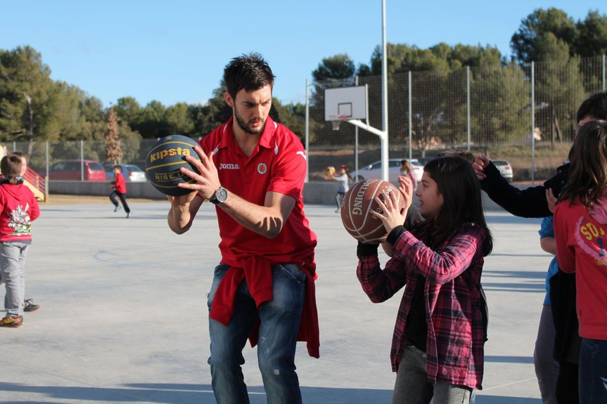 School visit in Els Ametllers, Sant Joan de Vilatorrada