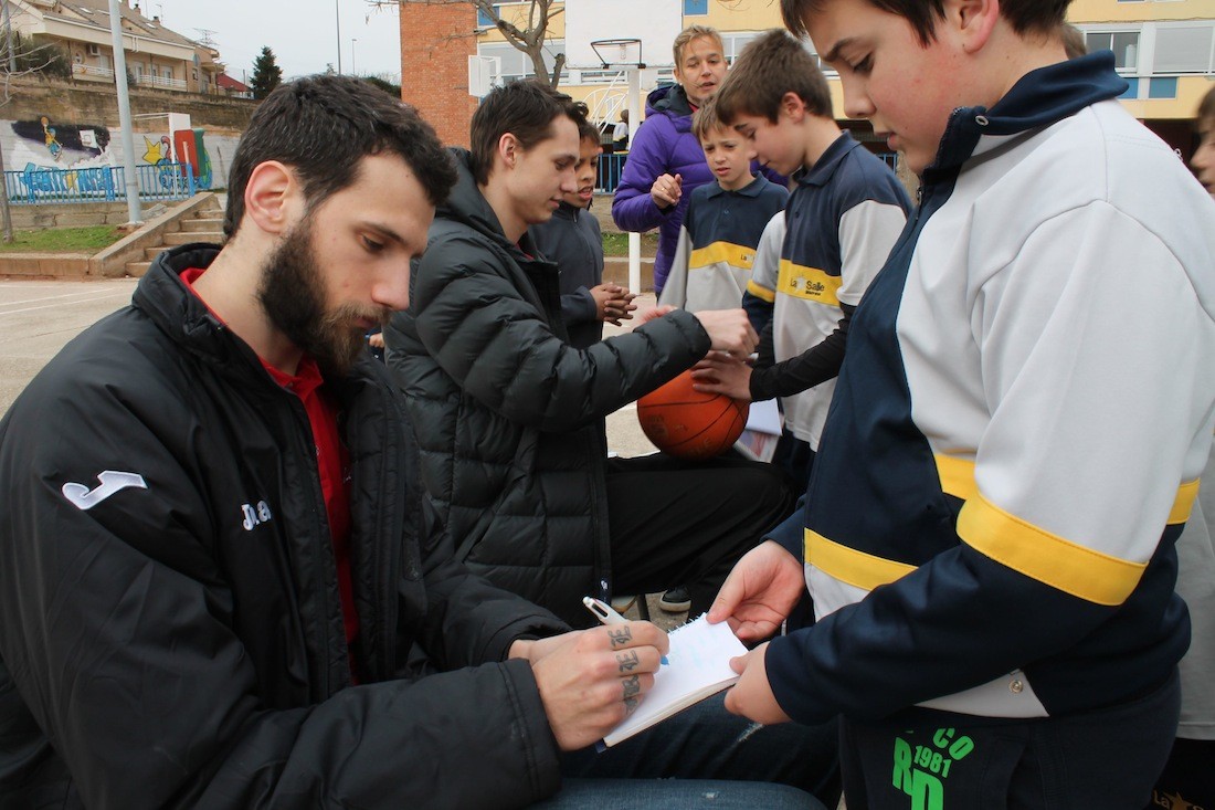 School visit at La Salle