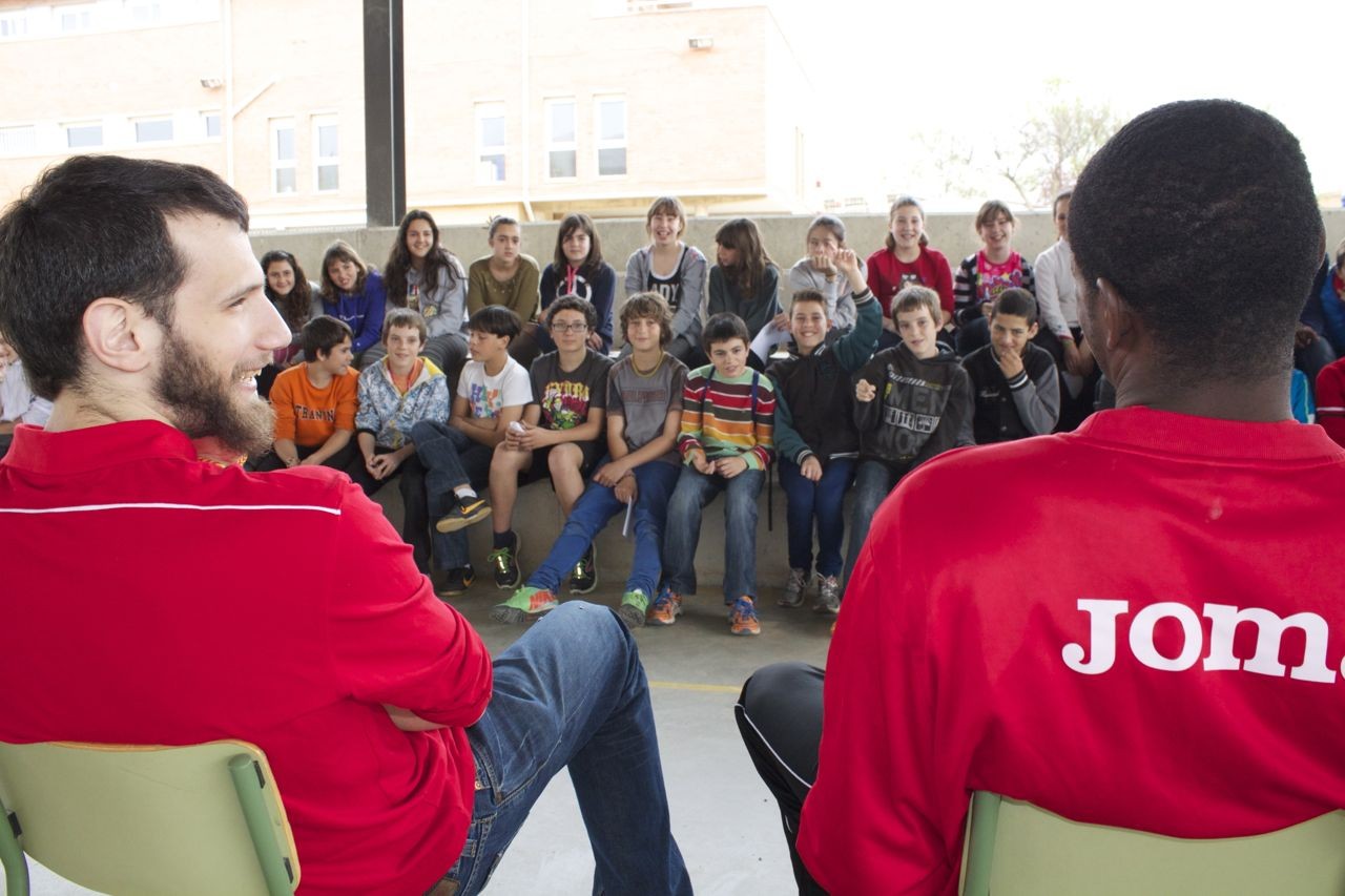 School visit in Sant Fruitós de Bages